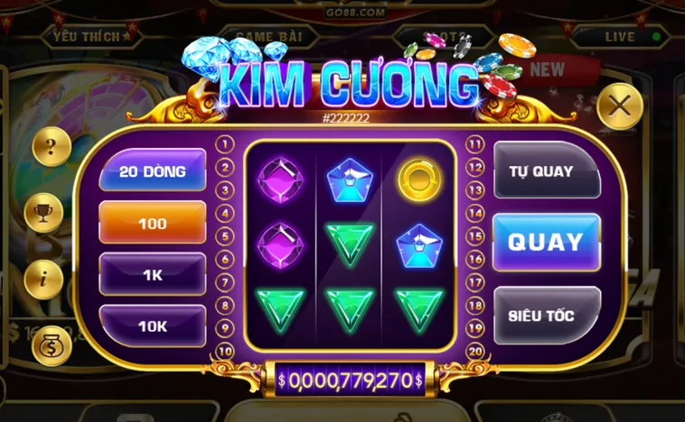 Minigame Kim Cương Tại Go88 Sảnh Chơi Đẳng Cấp Với Tỷ Lệ Thắng Khủng