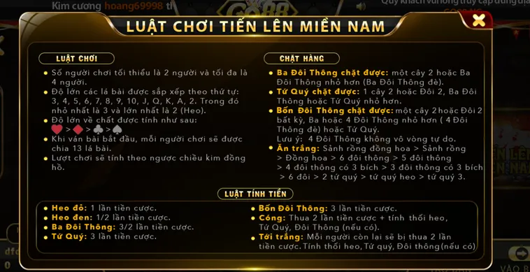 Chinh Phục Bàn Chơi Tiến Lên Miền Nam Tại Go88 Đẳng Cấp Cao Nhất