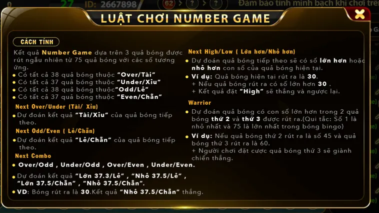 Trải Nghiệm Đỉnh Cao Number Game Tại Go88 Với Tỷ Lệ Thắng Cược Cực Khủng