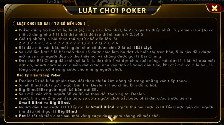 Chinh Phục Đỉnh Cao Poker Tại Go88 Với Đồ Họa Đỉnh Cao Và Thưởng Lớn
