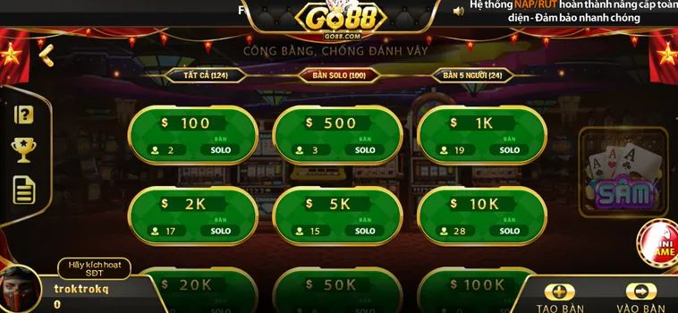 Trải Nghiệm Đỉnh Cao Sâm Lốc Tại Go88 Sân Chơi Dành Cho Cao Thủ