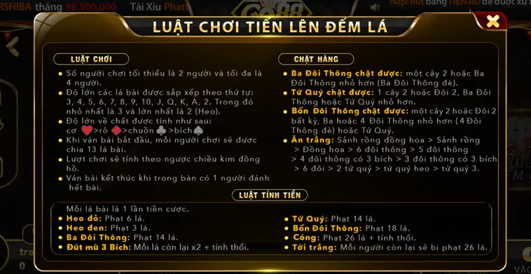 Chinh Phục Đỉnh Cao Tiến Lên Đếm Lá Tại Go88 Với Chiến Thuật Siêu Đẳng