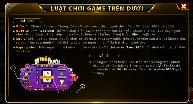 Khám Phá Trò Chơi Minigame Trên Dưới Tại Go88 Đẳng Cấp